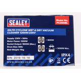 Sealey Rating Label PC300BL.02