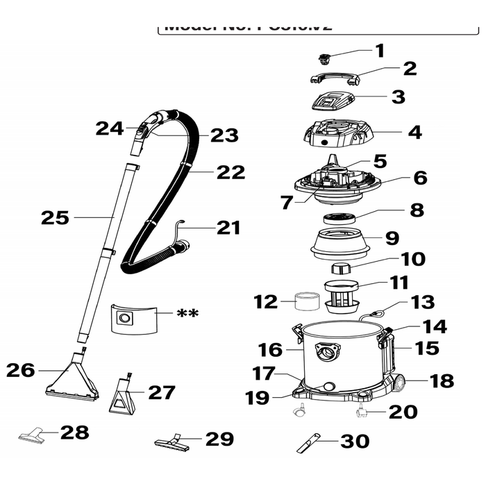Sealey Combo Floor Brush