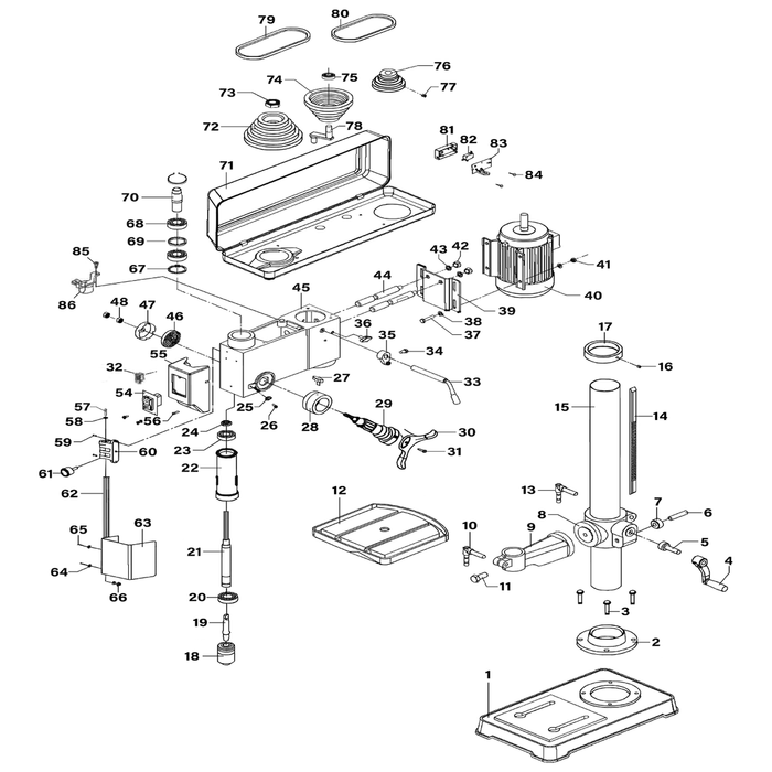 Sealey Table Arm w/ Scale