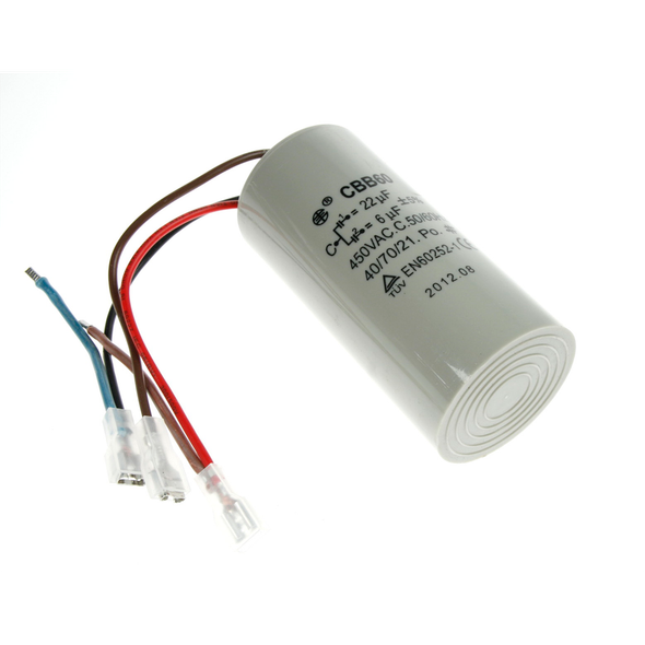 Sealey Capacitor 22uf 450vac 50/60hz 100x45.