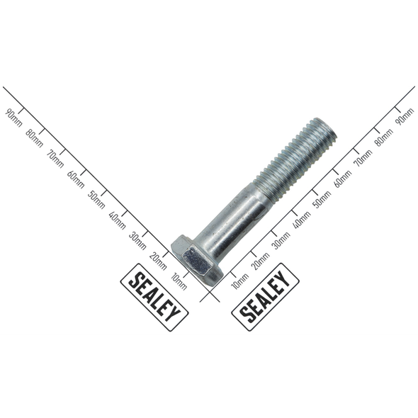 Sealey Hex Head Bolt M12 x 60mm
