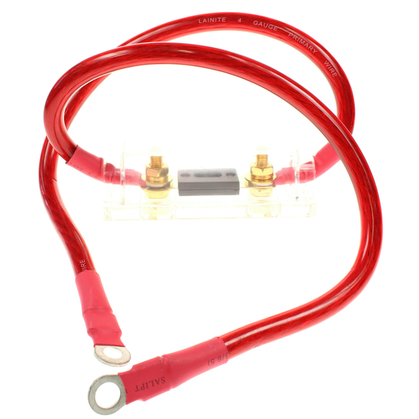 Sealey Battery cable with fuse case (red) 1m '4awg'
