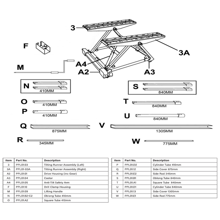 Sealey Spacer (Pair)