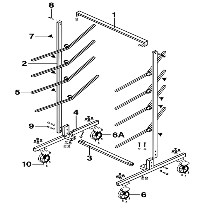 Sealey Horizontal bottom bar