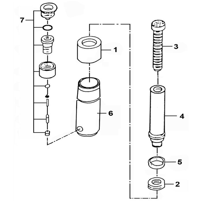 Sealey Hose coupler complete