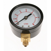 Sealey Gauge 16l/min 50mm od, btm fitting REG/MT.V2-G1