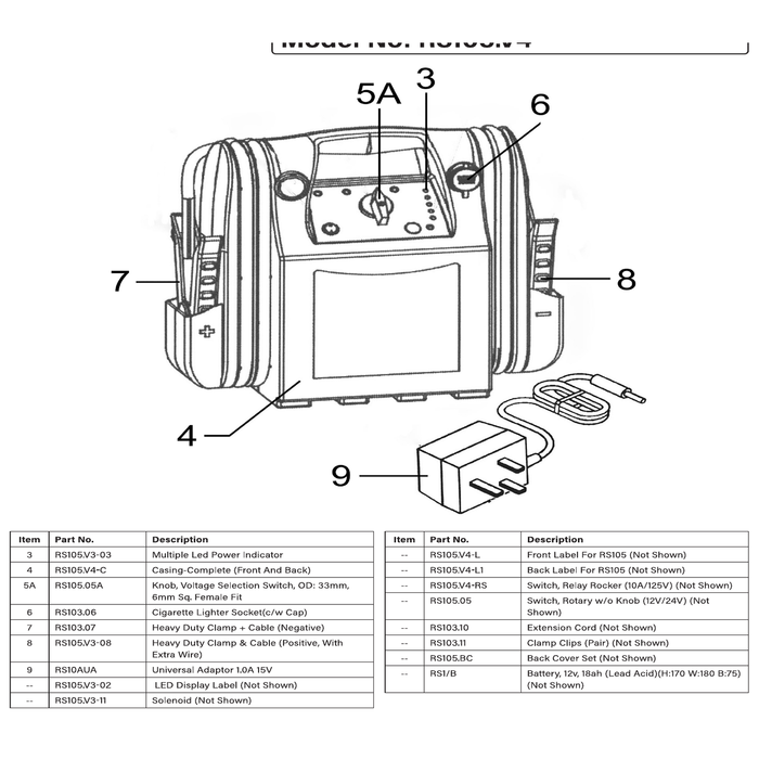 Sealey Relay switch