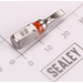 Sealey 1/4"Dr Slotted Bit 3mm 25mmL (Orange)