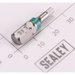 Sealey 1/4"Dr Hex Bit 3mm 25mmL (Green)