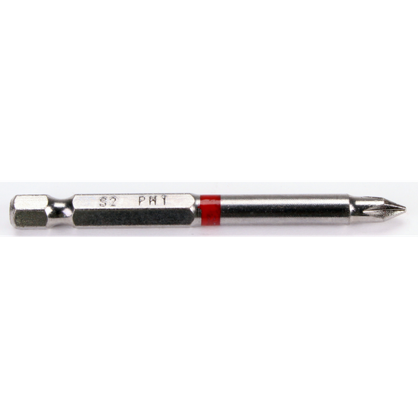 Sealey 1/4"Dr Phillips Bit PH1 75mmL (Red)