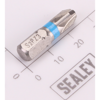 Sealey 1/4"Dr Pozi Bit PZ3 25mmL (Blue) S01038.V2-20