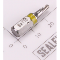 Sealey 1/4"Dr Trx-Star Bit T10 25mmL (Yellow)