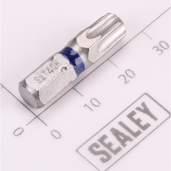 Sealey 1/4"Dr Trx-Star Security Bit T40H 25mmL (Dark Blue)