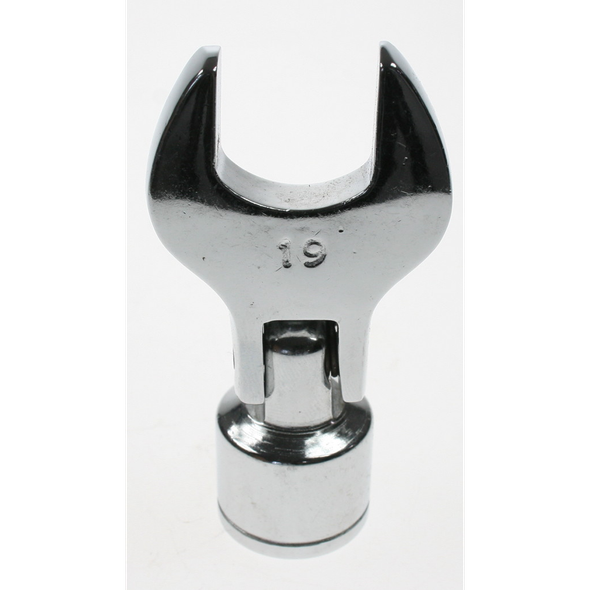 Sealey Crowfoot spanner open 3/8"dr 19mm