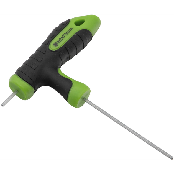 Sealey T-handle Hex Key (H2x75mm) Ball End 'Green'