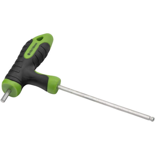 Sealey T-Handle Hex Key (H5x130mm) Ball End 'Green'