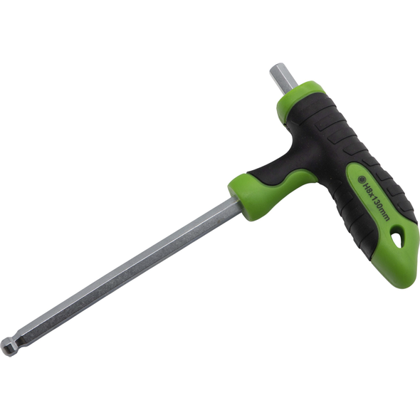 Sealey T-Handle Hex Key (H8x130mm) Ball End 'Green'