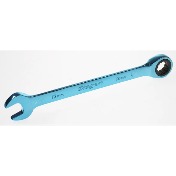 Sealey Coloured ratchet spanner 12mm 'light blue'