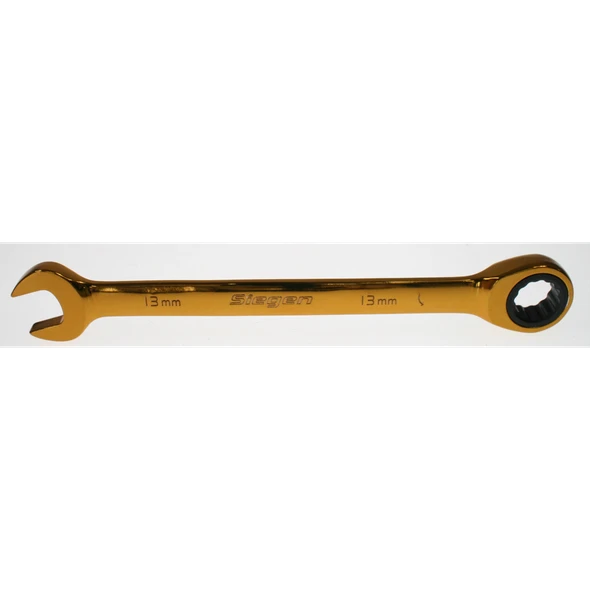 Sealey Coloured ratchet spanner 13mm 'gold' (full polish)