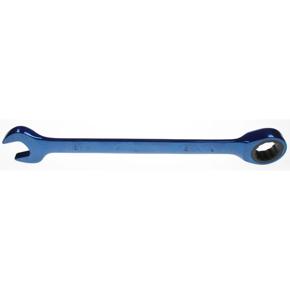 Sealey Coloured ratchet spanner 15mm 'dark blue'