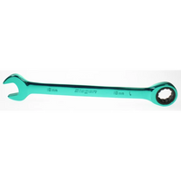 Sealey Coloured ratchet spanner 18mm 'light green' S01075.11