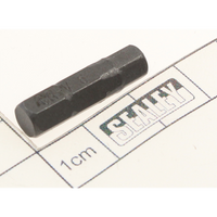 Sealey Hex bit h6x25mml S01090.28