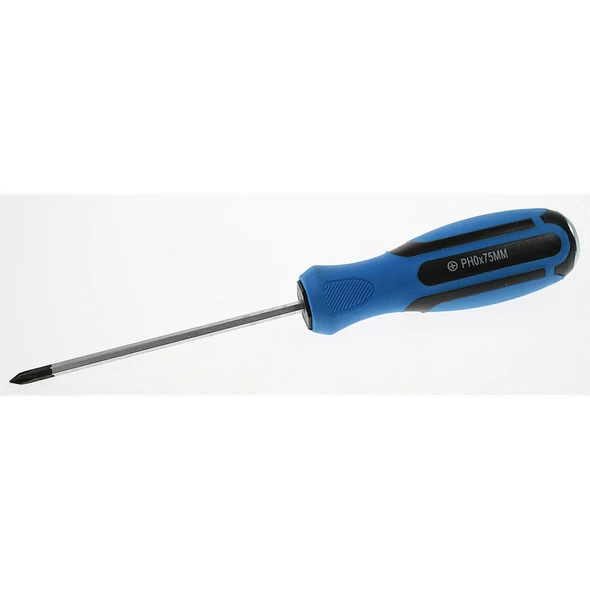 Sealey Screwdriver (phillips) 0x75mml 'hammer-thru'
