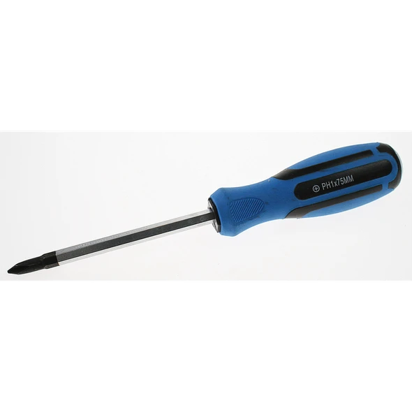 Sealey Screwdriver (phillips) 1x75mml 'hammer-thru'