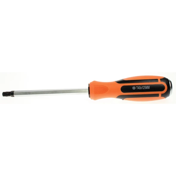 Sealey Screwdriver(trx-star)t40x125mml'hammer-thru'