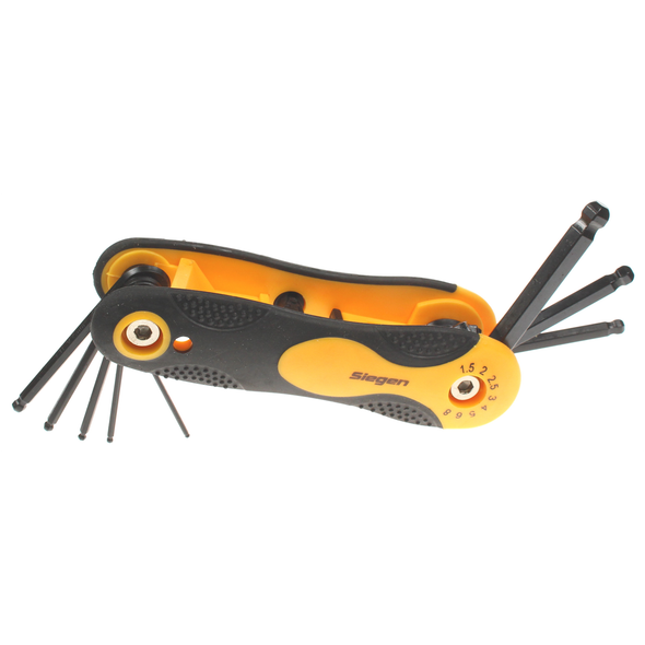 Sealey 8 Piece ball hex key wrench 1.5-2-2.5-3-4-5-6-8mm