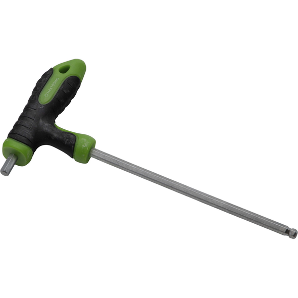 Sealey T-Handle Ball-End Hex Key T4x100mm 'Green'