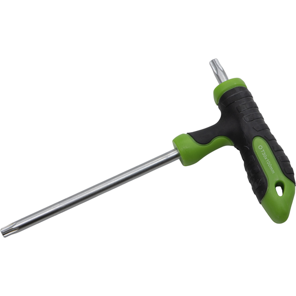 Sealey T-handle TRX-Star Key T30x100mm 'Green'