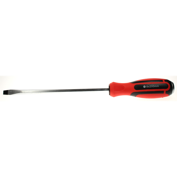 Sealey Screwdriver (slotted) 8x200mml hammer-thru