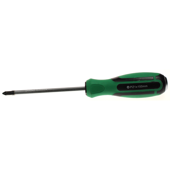 Sealey Screwdriver (pozi) 1x100mml hammer-thru