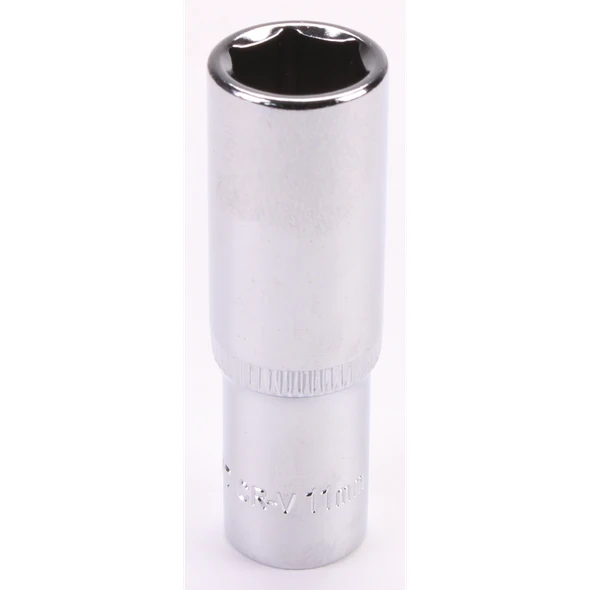 Sealey 1/4"Dr Deep Socket 11mm (Mirror Finish)