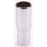 Sealey 1/4"Dr Deep Socket 13mm (Mirror Finish) S01210.03