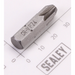 Sealey Pozi Bit PZ4 x 30mmL 1/2"Dr