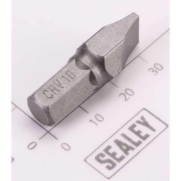 Sealey Slotted Bit SL10 x 30mmL 1/2"Dr