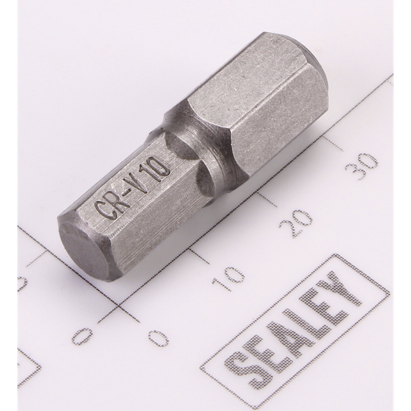 Sealey Hex Bit H10 x 30mmL 1/2"Dr