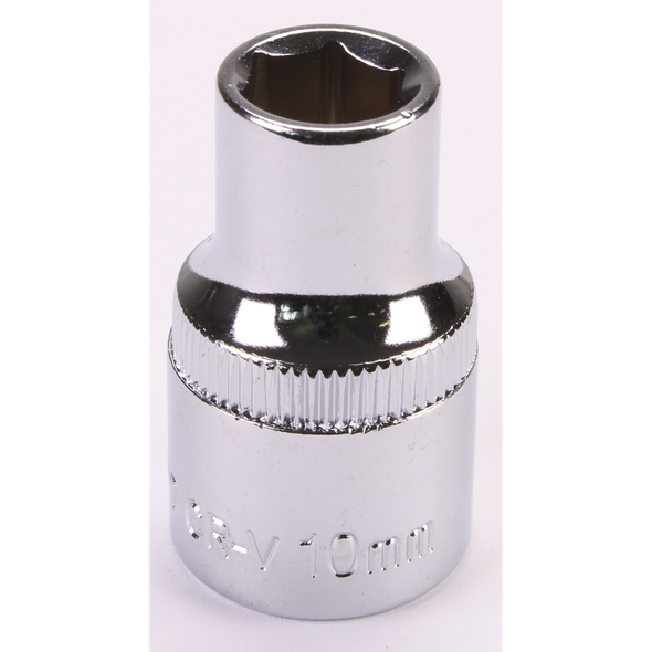 Sealey 1/2"Dr Socket 10mm (Mirror Finish)