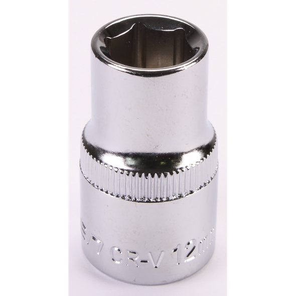 Sealey 1/2"Dr Socket 12mm (Mirror Finish)
