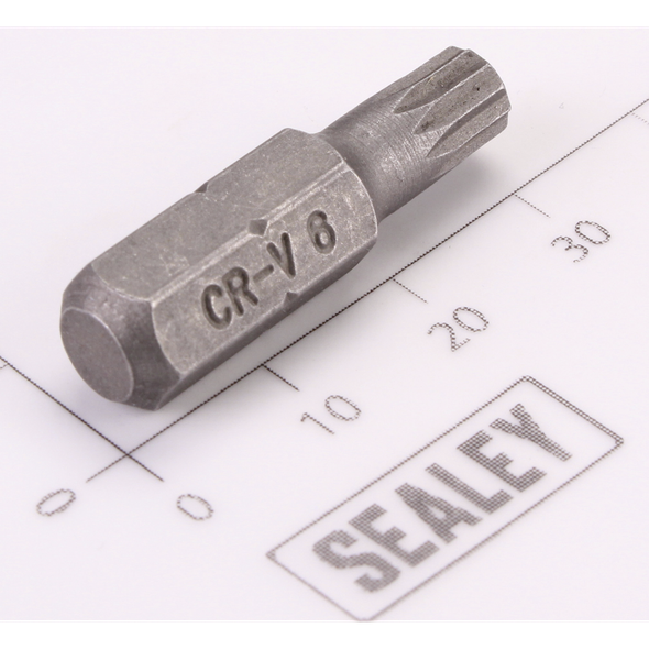 Sealey Spline Bit M6 x 30mmL (8mm Shank)