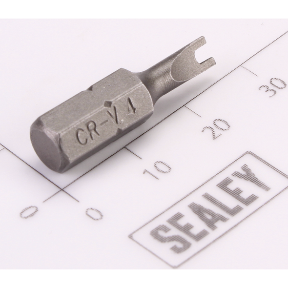 Sealey Slotted Bit SL4 x 25mmL (6mm Shank)