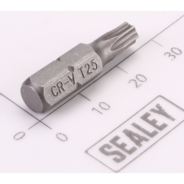 Sealey Trx-Star Bit 'Security' T25H x 25mmL (6mm Shank)