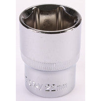 Sealey 1/2"Dr Socket 22mm (Mirror Finish)