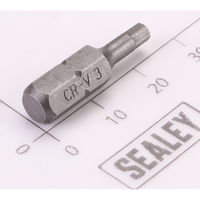 Sealey Hex Bit 'Security' H3 x 25mmL (6mm Shank)