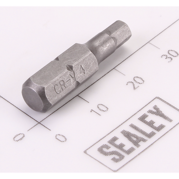 Sealey Hex Bit 'Security' H4 x 25mmL (6mm Shank)