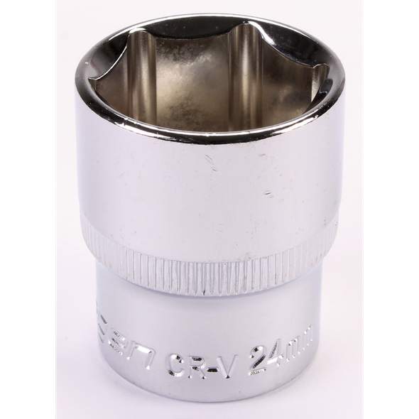 Sealey 1/2"Dr Socket 24mm (Mirror Finish)