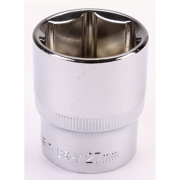 Sealey 1/2"Dr Socket 27mm (Mirror Finish)