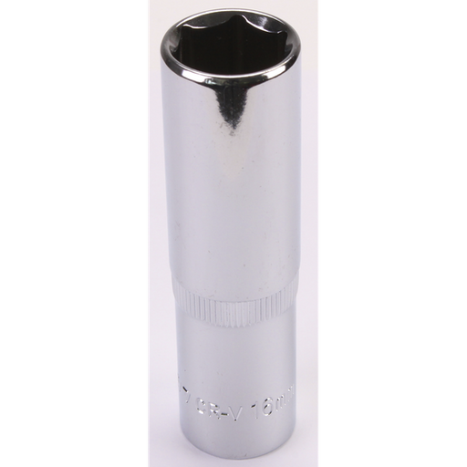 Sealey 1/2"Dr Deep Socket 16mm (Mirror Finish)